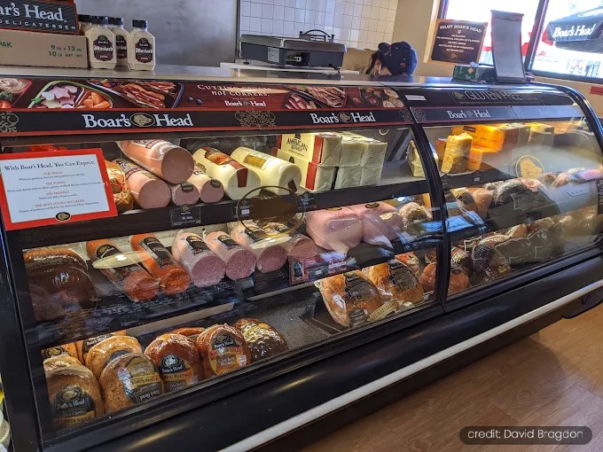 State Street Fruit Store Boar's Head deli case